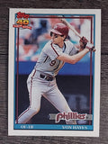 1991 Topps #15 Von Hayes