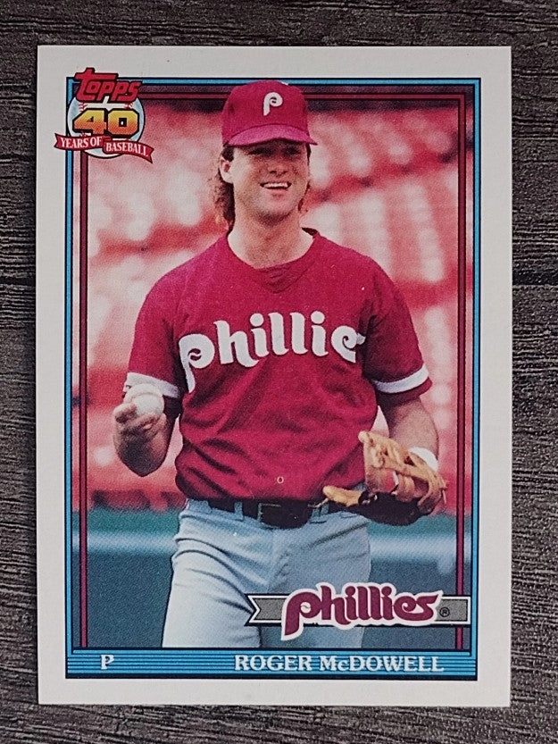 1991 Topps #43 Roger McDowell