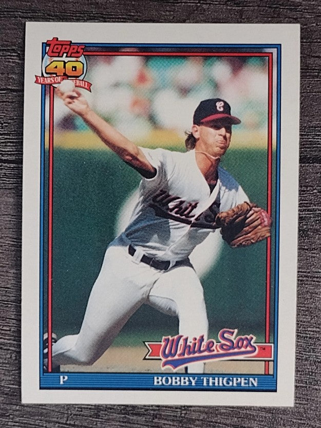 1991 Topps #420 Bobby Thigpen