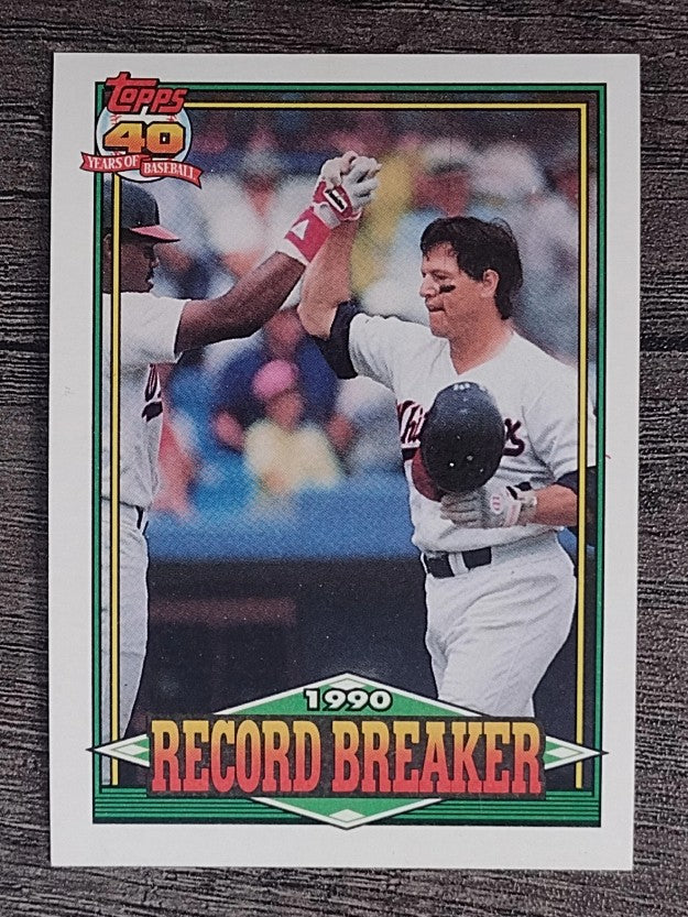 1991 Topps #3 Carlton Fisk RB