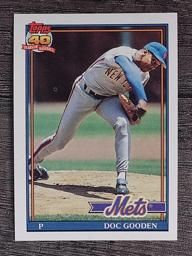 1991 Topps #330 Dwight Gooden