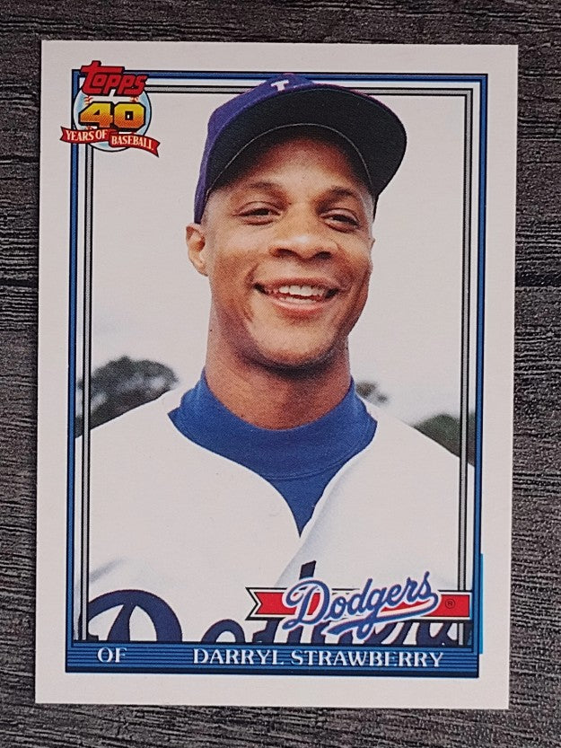 1991 Topps Traded #114T Darryl Strawberry