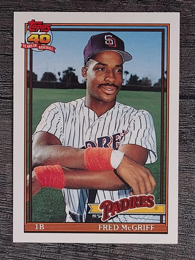 1991 Topps Traded #77T Fred McGriff