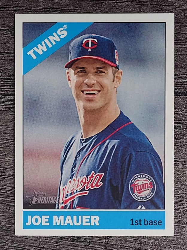 2015 Topps Heritage #400A Joe Mauer