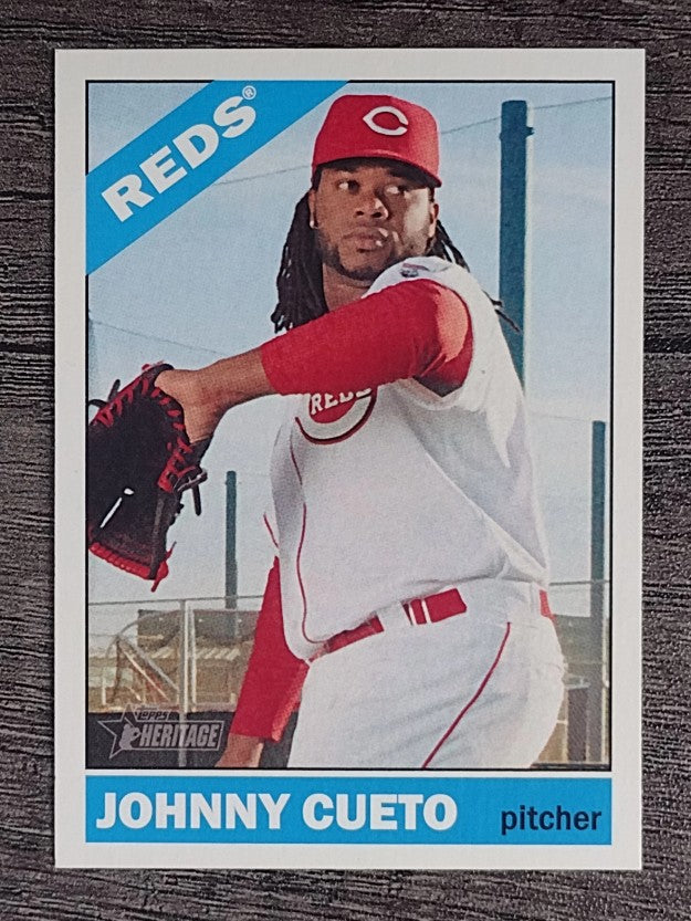 2015 Topps Heritage #250A Johnny Cueto