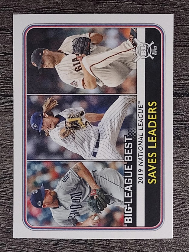 2020 Topps Big League #260 Will Smith/Josh Hader/Kirby Yates LL