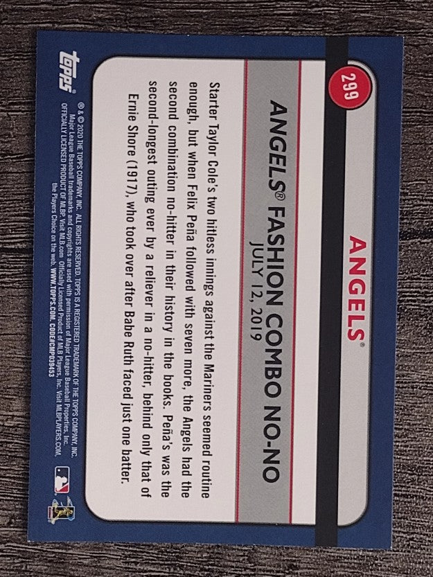 2020 Topps Big League #299 Los Angeles Angels HL