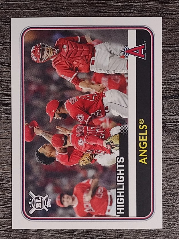 2020 Topps Big League #299 Los Angeles Angels HL