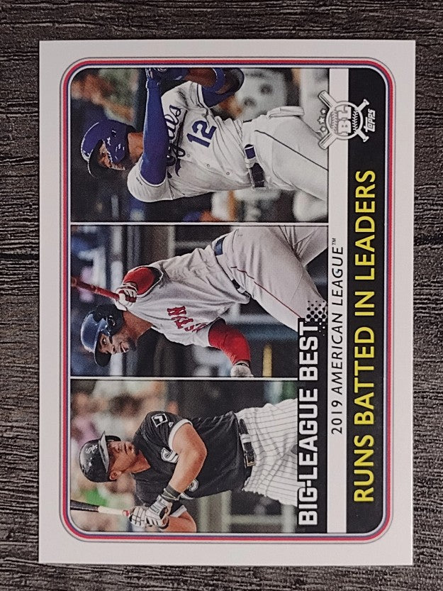 2020 Topps Big League #245 Jorge Soler/Xander Bogaerts/Jose Abreu LL