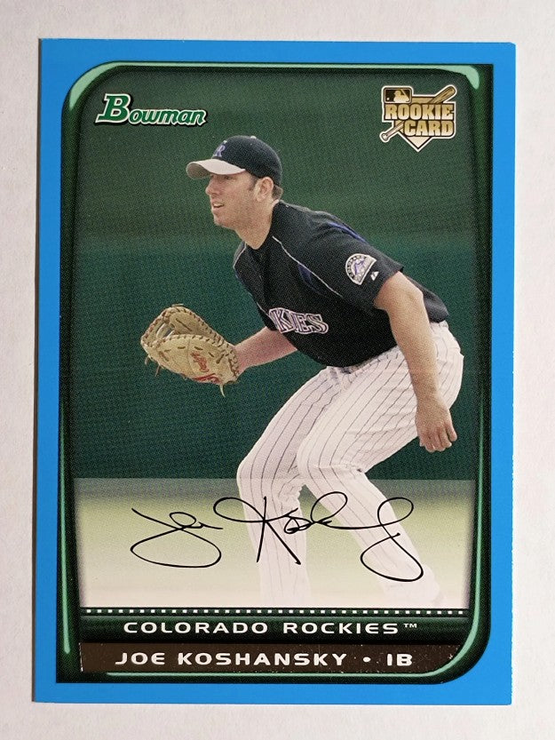 2008 Bowman Blue #206 Joe Koshansky