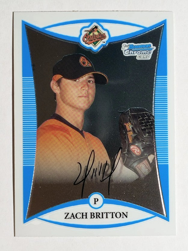 2008 Bowman Chrome Prospects #BCP168 Zach Britton