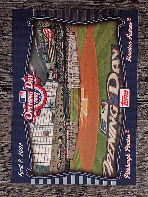 2007 Topps Opening Day Team vs. Team #OD13 Pittsburgh Pirates/Houston Astros
