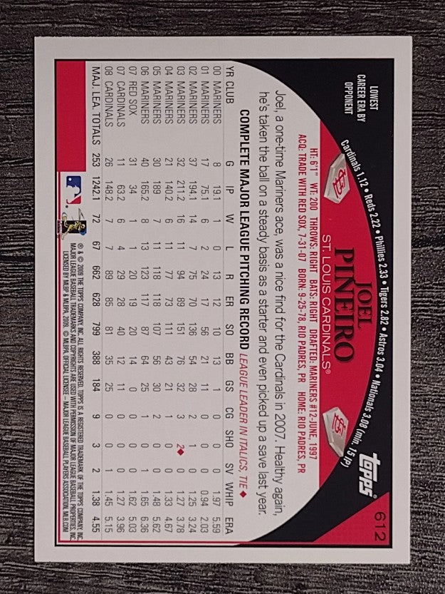 2009 Topps #612 Joel Pineiro