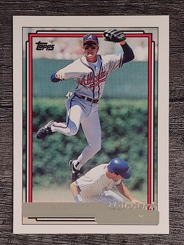 1992 Topps Gold Winners #199 Jeff Blauser
