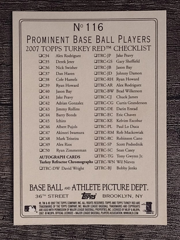 2007 Topps Turkey Red #116 Vladdy Goes Yard/Vladimir Guerrero CL