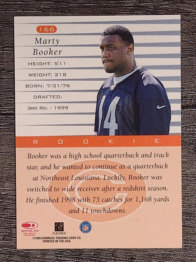 1999 Donruss #166 Marty Booker RC