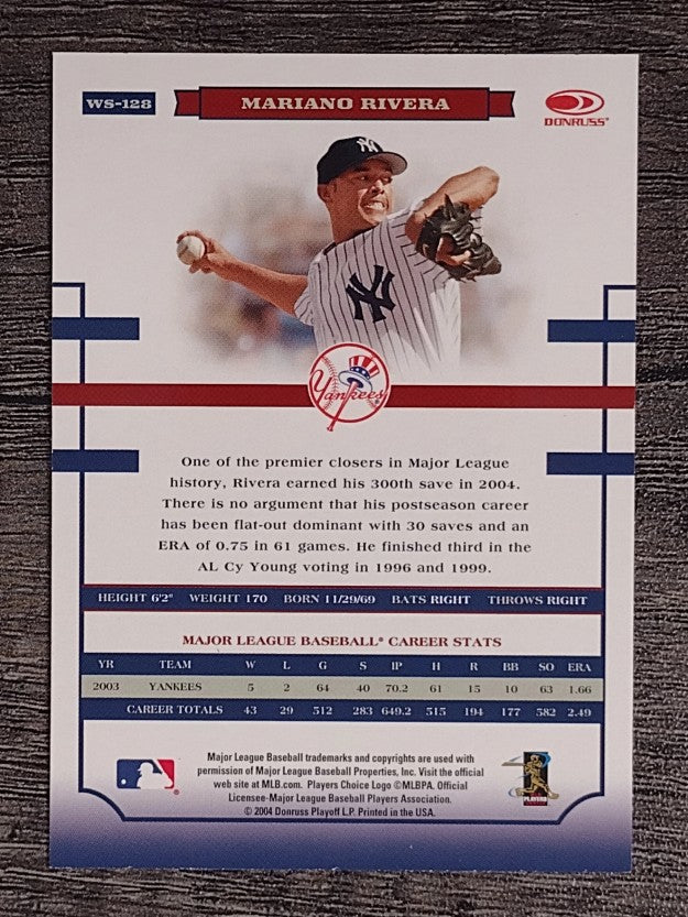 2004 Donruss World Series #128 Mariano Rivera