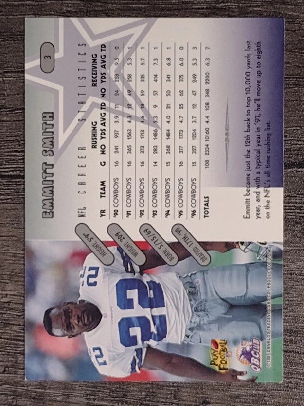 1997 Donruss #3 Emmitt Smith