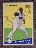2002 Fleer Tradition #20 C.C. Sabathia SP