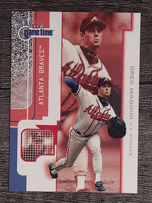 2001 Fleer Game Time #31 Greg Maddux