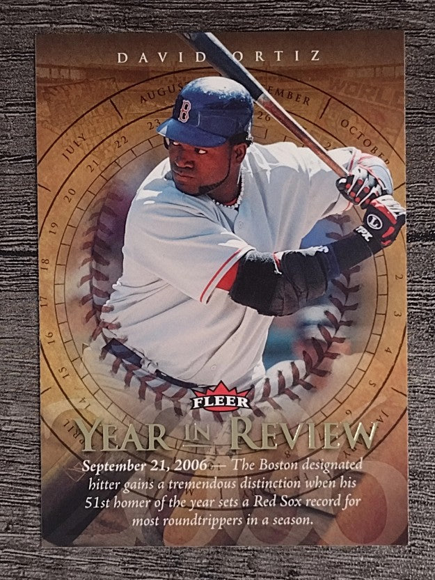 2007 Fleer Year in Review #DO David Ortiz