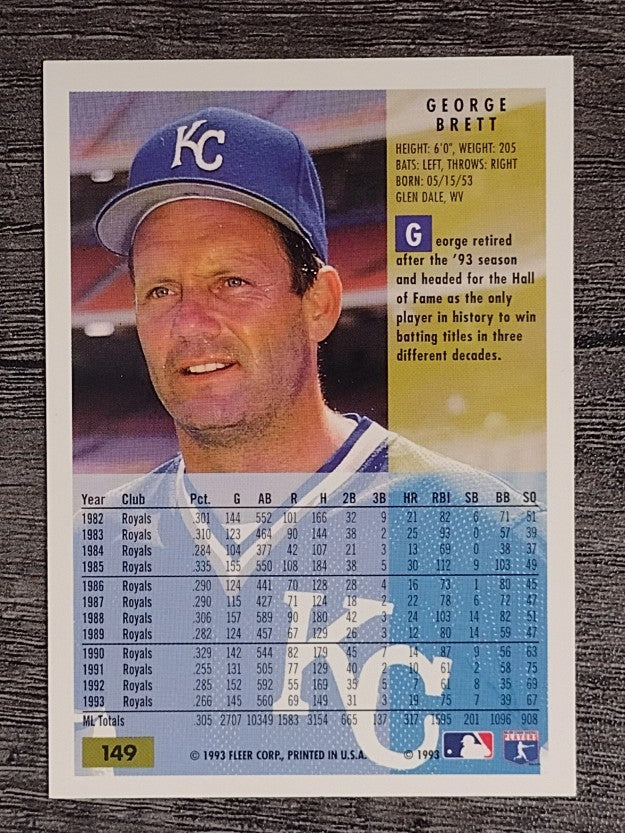 1994 Fleer #149 George Brett (NM)