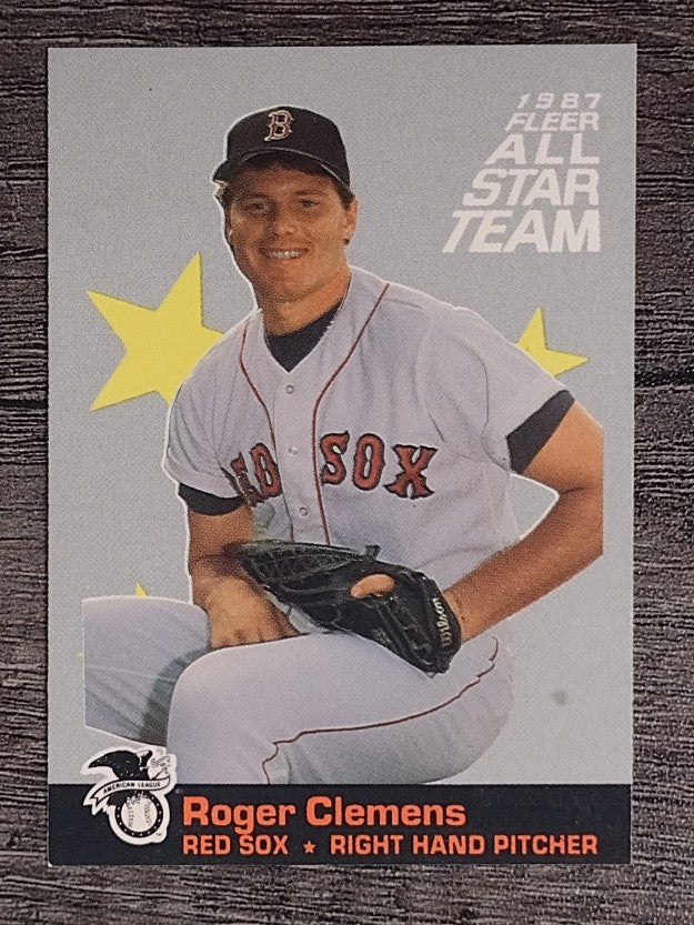 1987 Fleer All-Stars #11 Roger Clemens (NM)