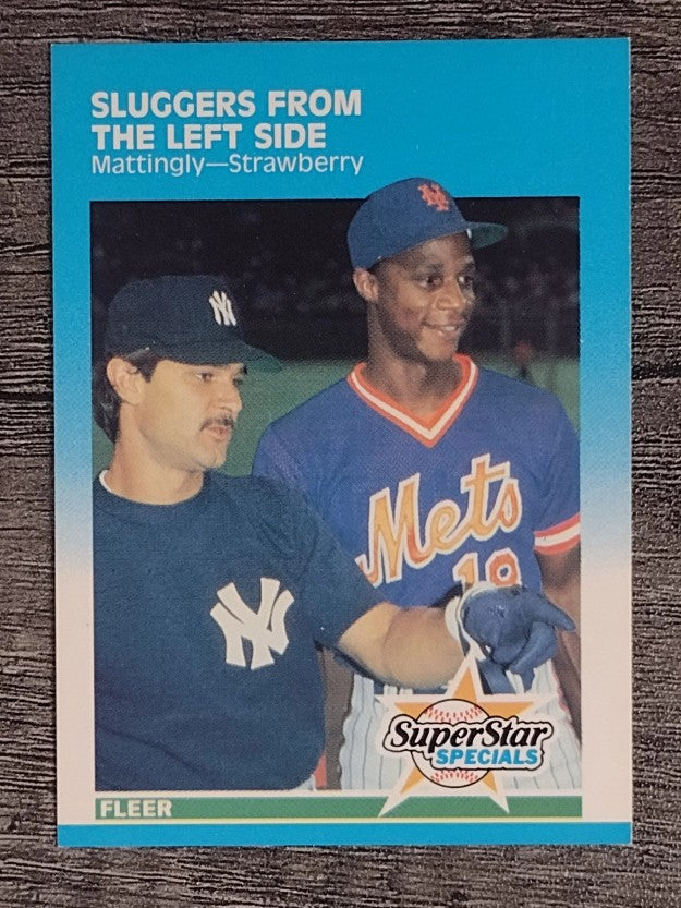 1987 Fleer #638 Don Mattingly/Darryl Strawberry