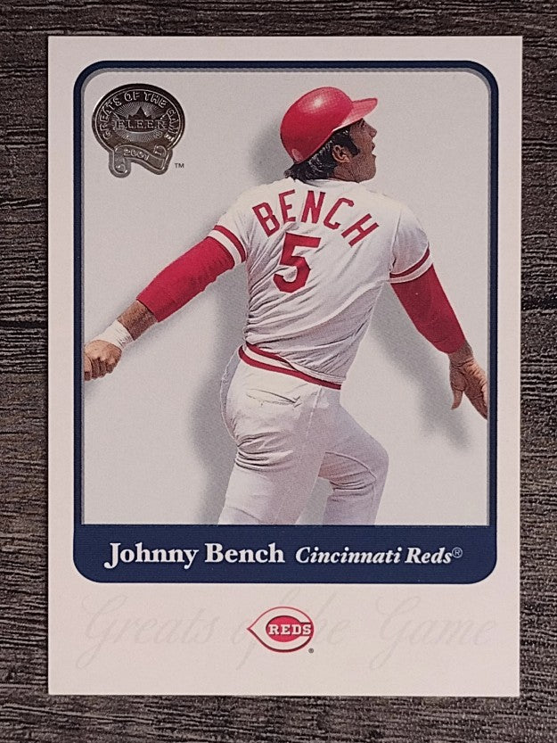2001 Greats of the Game #107 Johnny Bench (NM)