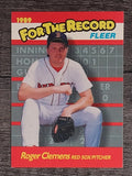 1989 Fleer For The Record #2 Roger Clemens (NM)