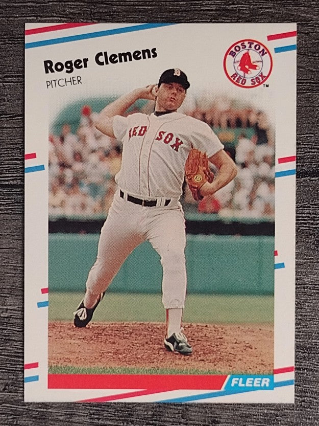 1988 Fleer #349 Roger Clemens