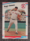 1988 Fleer #349 Roger Clemens