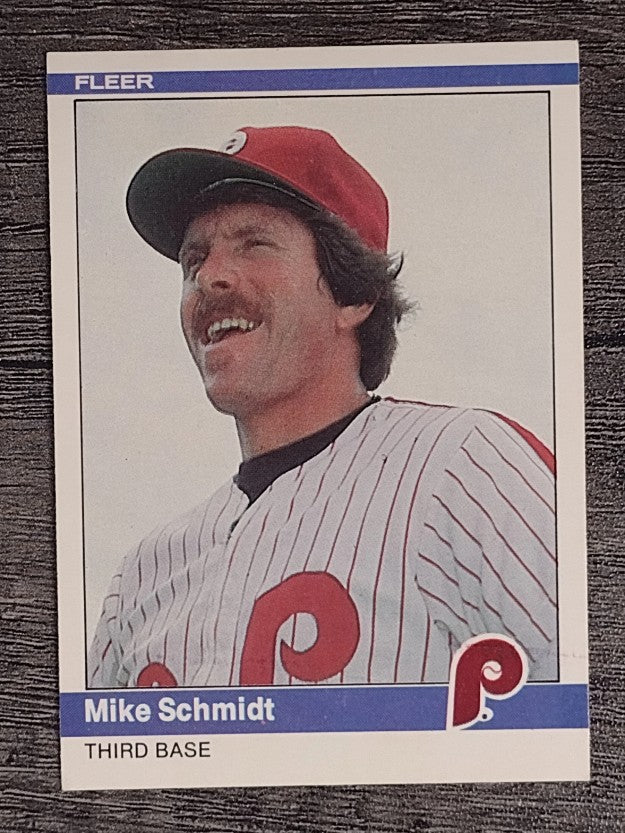1984 Fleer #48 Mike Schmidt (EX)