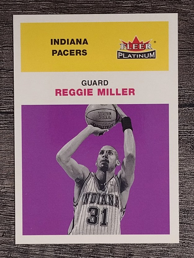 2001-02 Fleer Platinum #47 Reggie Miller
