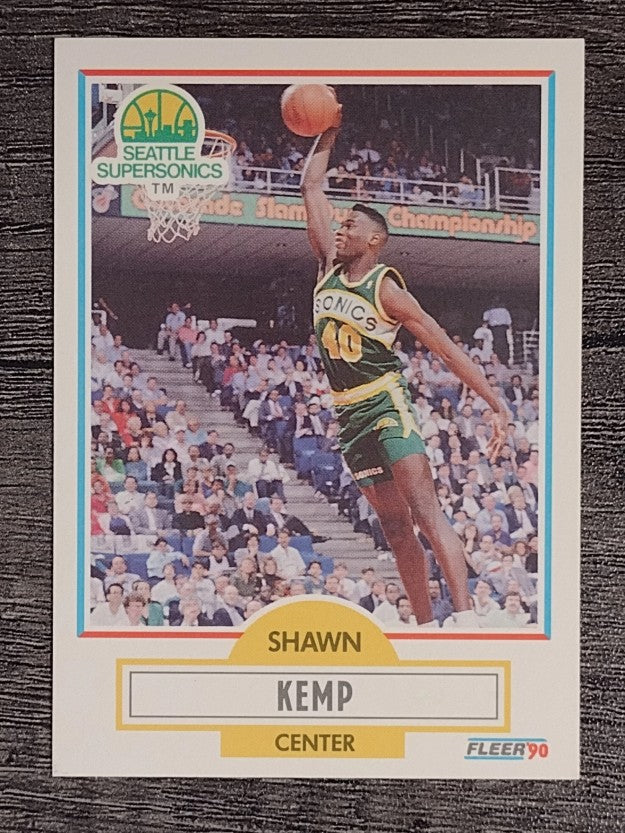 1990-91 Fleer #178 Shawn Kemp RC