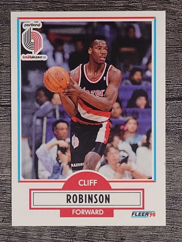 1990-91 Fleer #159 Clifford Robinson RC