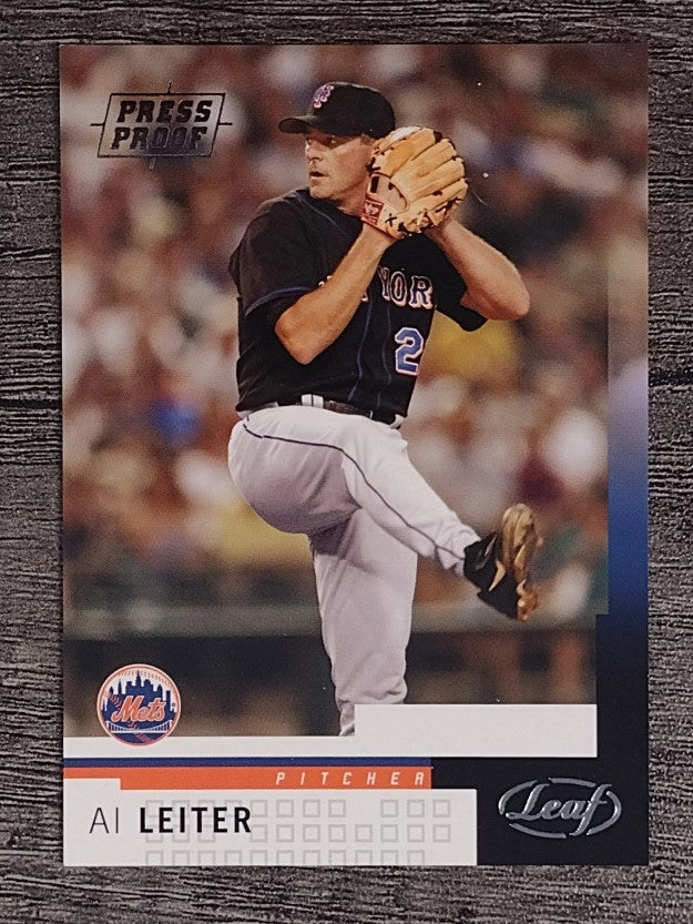 2004 Leaf Press Proofs Silver #164 Al Leiter