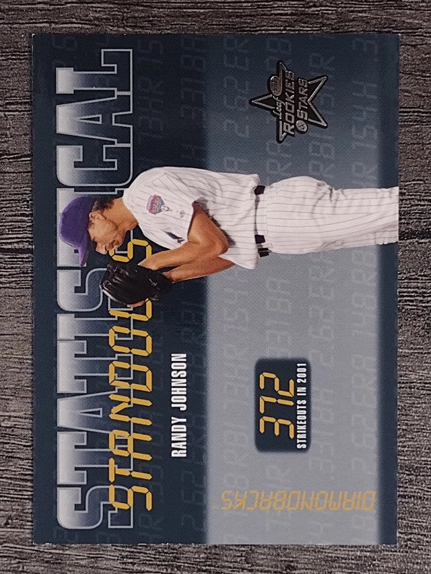 2002 Leaf Rookies and Stars Statistical Standouts #38 Randy Johnson