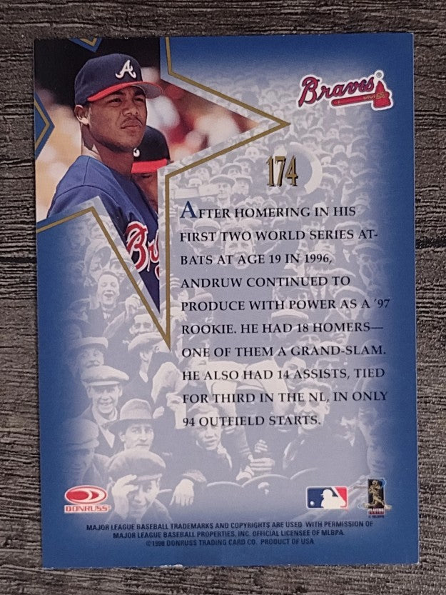 1998 Leaf #174 Andruw Jones GLS (NM)