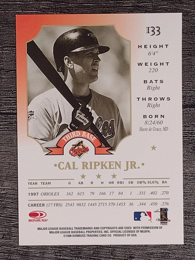 1998 Leaf #133 Cal Ripken