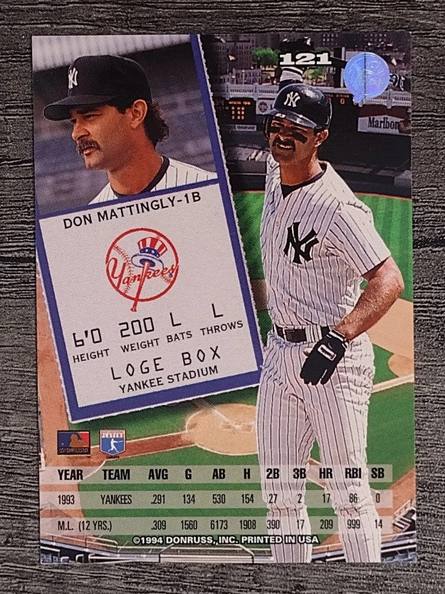 1994 Leaf #121 Don Mattingly