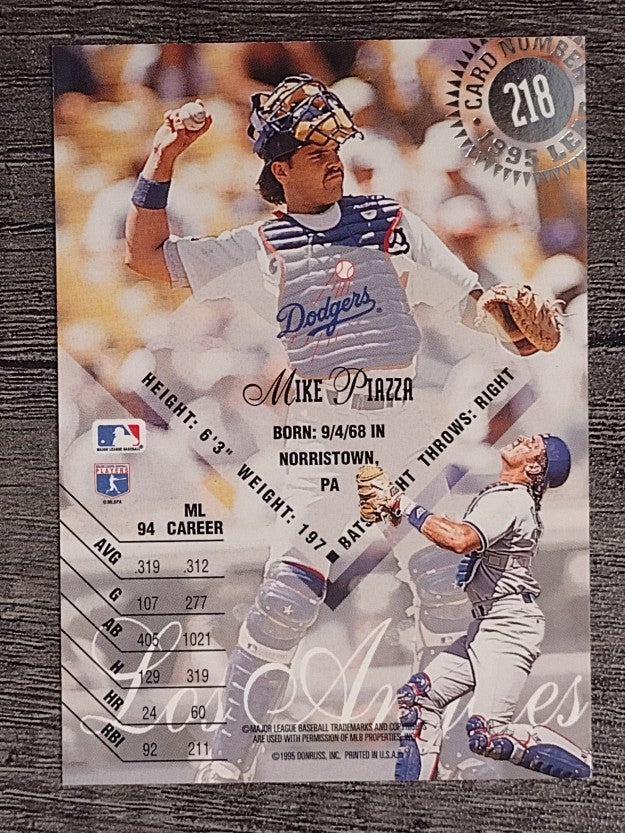 1995 Leaf #218 Mike Piazza