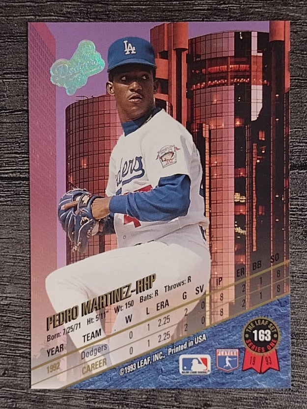 1993 Leaf #163 Pedro Martinez
