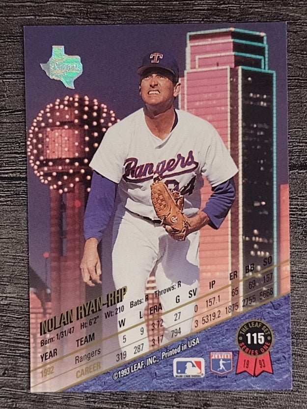 1993 Leaf #115 Nolan Ryan (NM)