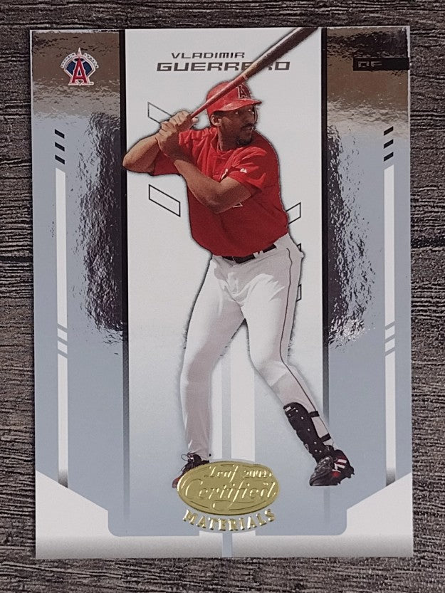 2004 Leaf Certified Materials #188 Vladimir Guerrero Angels