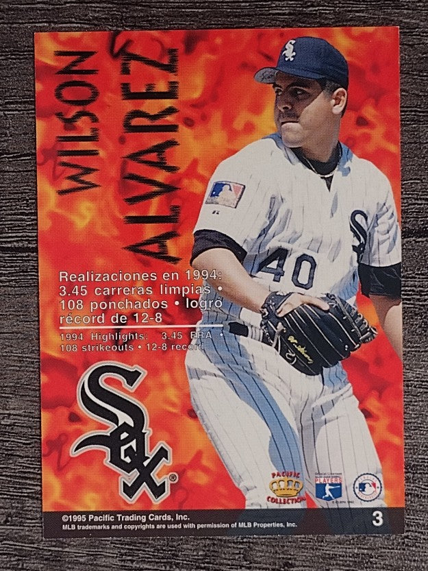 1995 Pacific Latinos Destacados #3 Wilson Alvarez