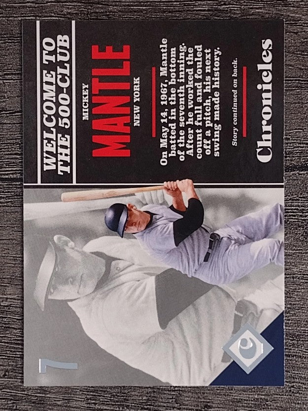 2017 Panini Chronicles #7 Mickey Mantle