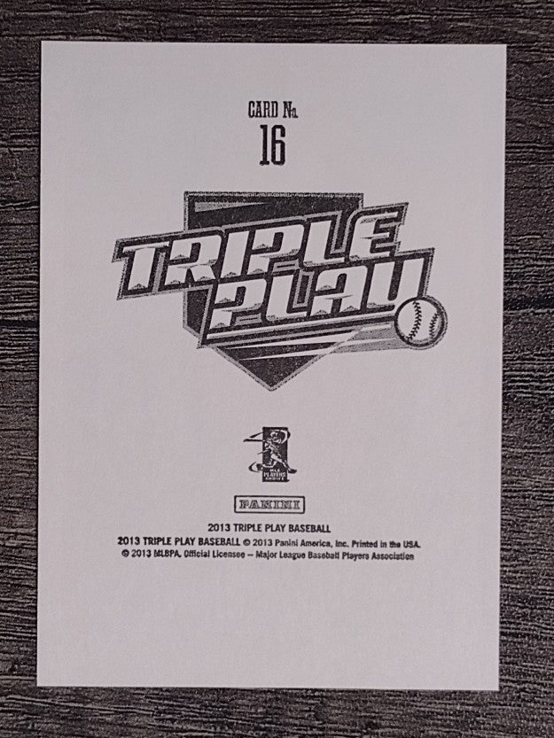 2013 Triple Play Stickers Red #16 R.A. Dickey