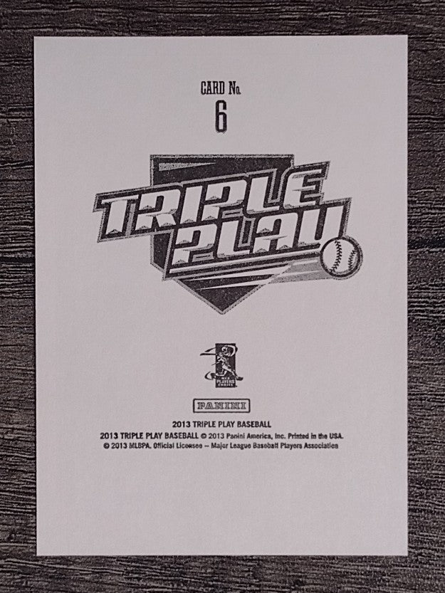 2013 Triple Play Stickers Red #6 Aroldis Chapman