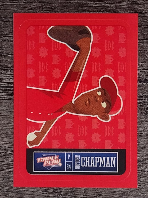 2013 Triple Play Stickers Red #6 Aroldis Chapman